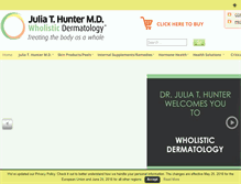 Tablet Screenshot of juliathuntermd.com